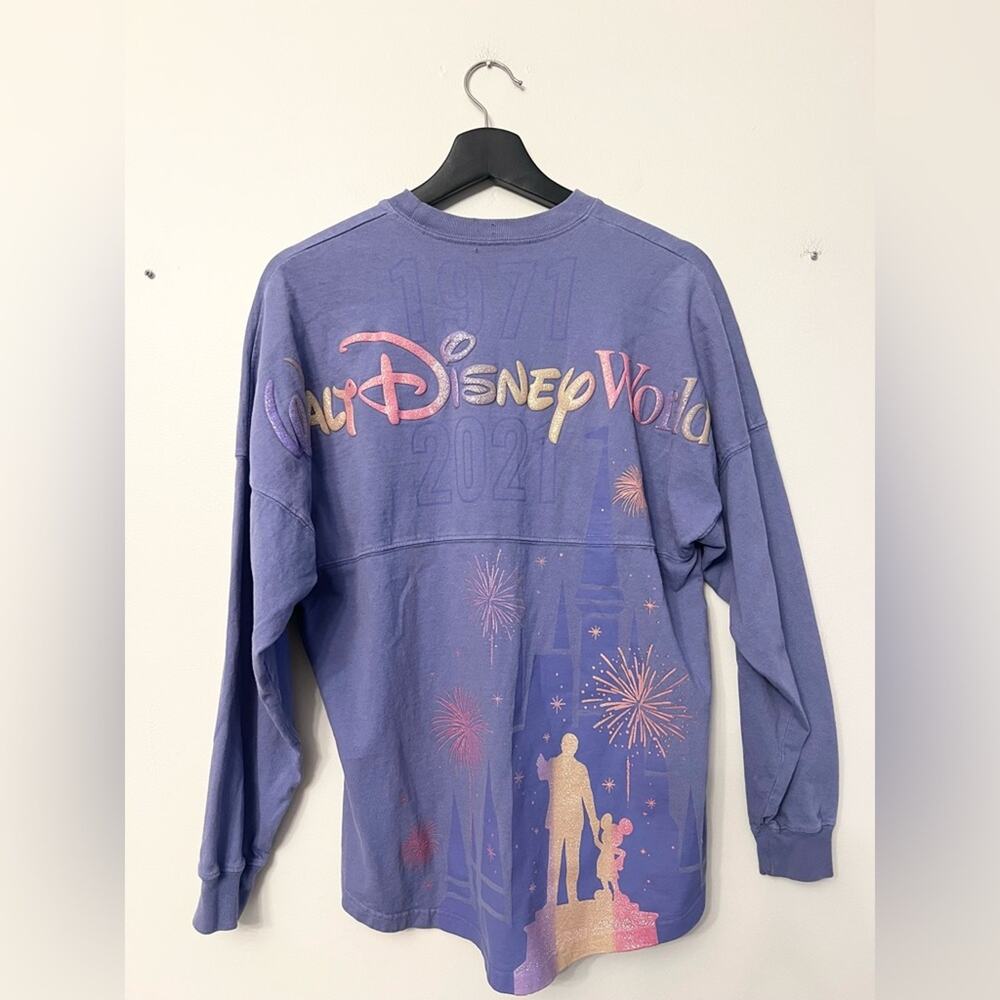 Disney Walt Disney World Spirit Jersey Rare 50th Anniversary Oct 1 Glitter WDW